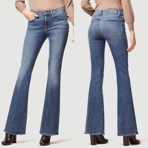 Frame Denim Le High Flare in Cristallo Size 34” waist and 35 3/4 inseam.